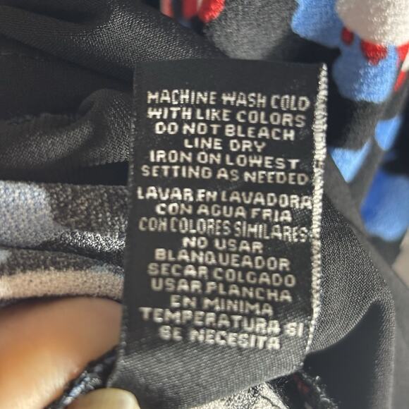 Madison Leigh Dress Size 16 Sleeveless Abstract Floral Artsy Statement Classy - Picture 5 of 12